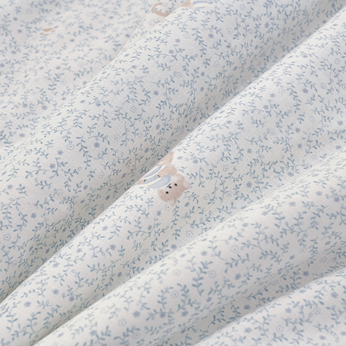 91家纺网 家纺一手货源 找家纺 绘萱家居 2025新款100%全棉双层纱花边床裙款夏被四件套