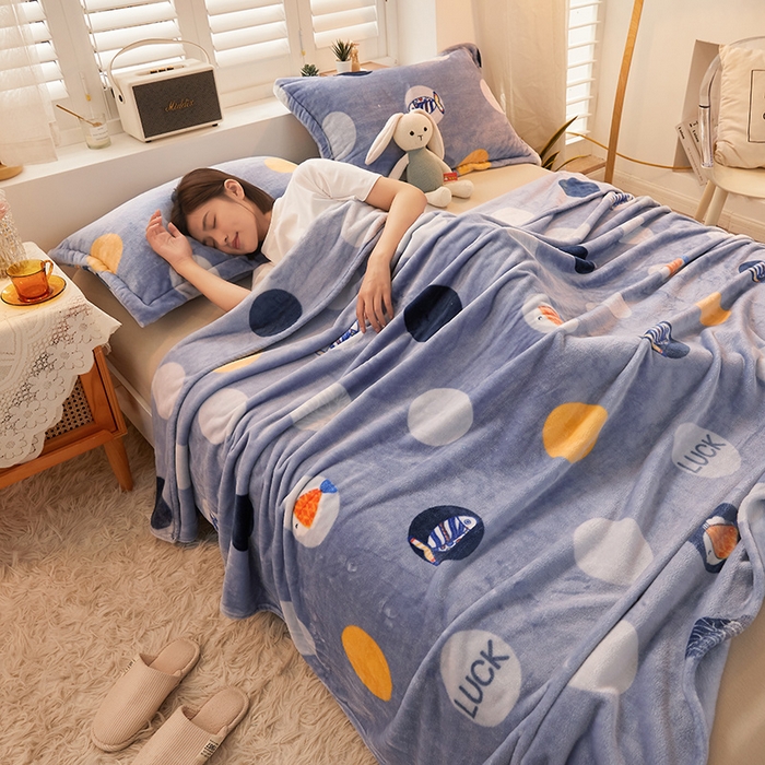 合纵跨境工厂 2025新款印花牛奶绒毛毯法莱绒雪花绒贝贝绒双面绒毛毯跨境外贸JIT一件代发TEMU亚马逊希音包过核价印花毛毯 好多鱼