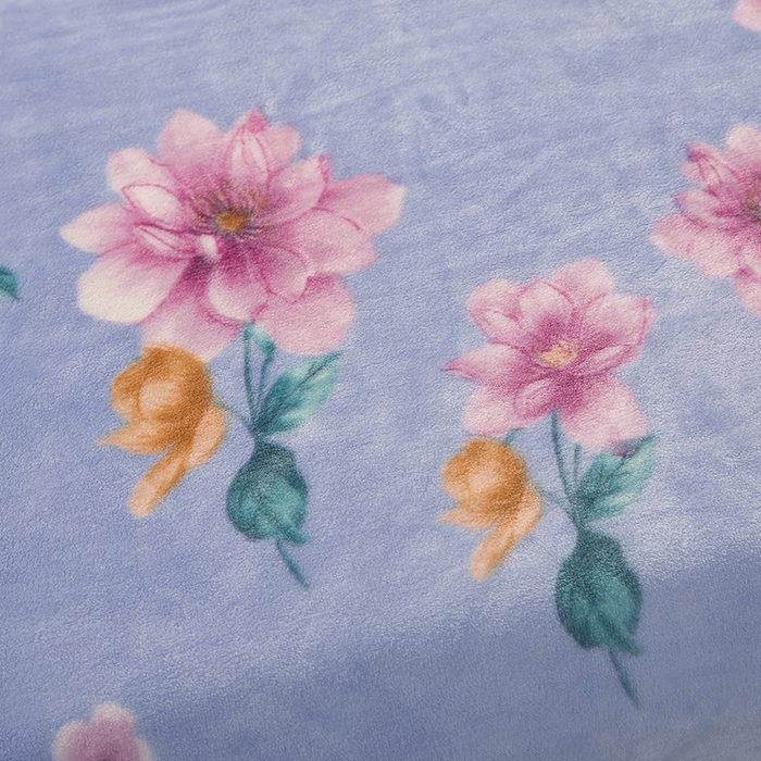 91家纺网 家纺一手货源 找家纺 合纵跨境工厂 2025新款印花牛奶绒毛毯法莱绒雪花绒贝贝绒双面绒毛毯跨境外贸JIT一件代发TEMU亚马逊希音包过核价印花毛毯 浪漫花园