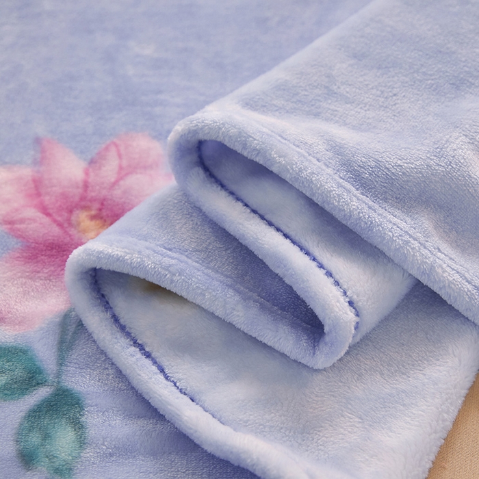 91家纺网 家纺一手货源 找家纺 合纵跨境工厂 2025新款印花牛奶绒毛毯法莱绒雪花绒贝贝绒双面绒毛毯跨境外贸JIT一件代发TEMU亚马逊希音包过核价印花毛毯 浪漫花园