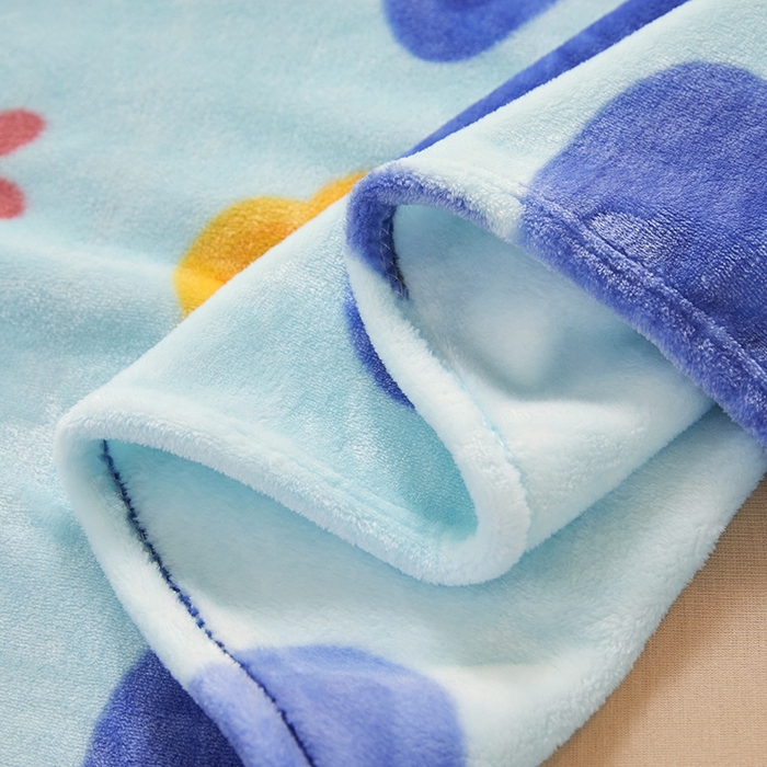 91家纺网 家纺一手货源 找家纺 合纵跨境工厂 2025新款印花牛奶绒毛毯法莱绒雪花绒贝贝绒双面绒毛毯跨境外贸JIT一件代发TEMU亚马逊希音包过核价印花毛毯 梦幻花田