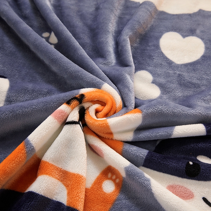 91家纺网 家纺一手货源 找家纺 合纵跨境工厂 2025新款印花牛奶绒毛毯法莱绒雪花绒贝贝绒双面绒毛毯跨境外贸JIT一件代发TEMU亚马逊希音包过核价印花毛毯 汪汪队