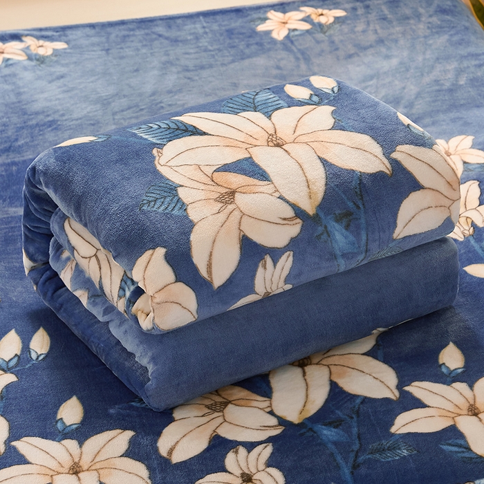 91家纺网 家纺一手货源 找家纺 合纵跨境工厂 2025新款印花牛奶绒毛毯法莱绒雪花绒贝贝绒双面绒毛毯跨境外贸JIT一件代发TEMU亚马逊希音包过核价印花毛毯 阳春三月