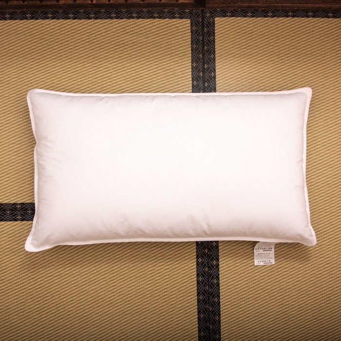 91家纺网 家纺一手货源 找家纺 良品汇馆 2025新款日式无印酒店全棉纯棉羽丝绒枕芯良品柔软宾馆枕头成人家用民宿纯色全 灰色 48x74cm/只