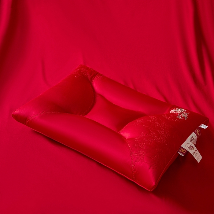 91家纺网 家纺一手货源 找家纺 （总）珍贝家纺 2025新款榴开百子枕 枕头枕芯