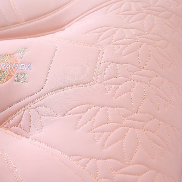 91家纺网 家纺一手货源 找家纺 珍贝家纺 2025新款A类凉感丝所盼皆达冰丝层枕头枕芯 所盼皆达冰丝层枕-粉色 48x74cm/只