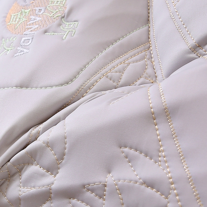 91家纺网 家纺一手货源 找家纺 珍贝家纺 2025新款A类凉感丝所盼皆达冰丝层枕头枕芯 所盼皆达冰丝层枕-灰色 48x74cm/只