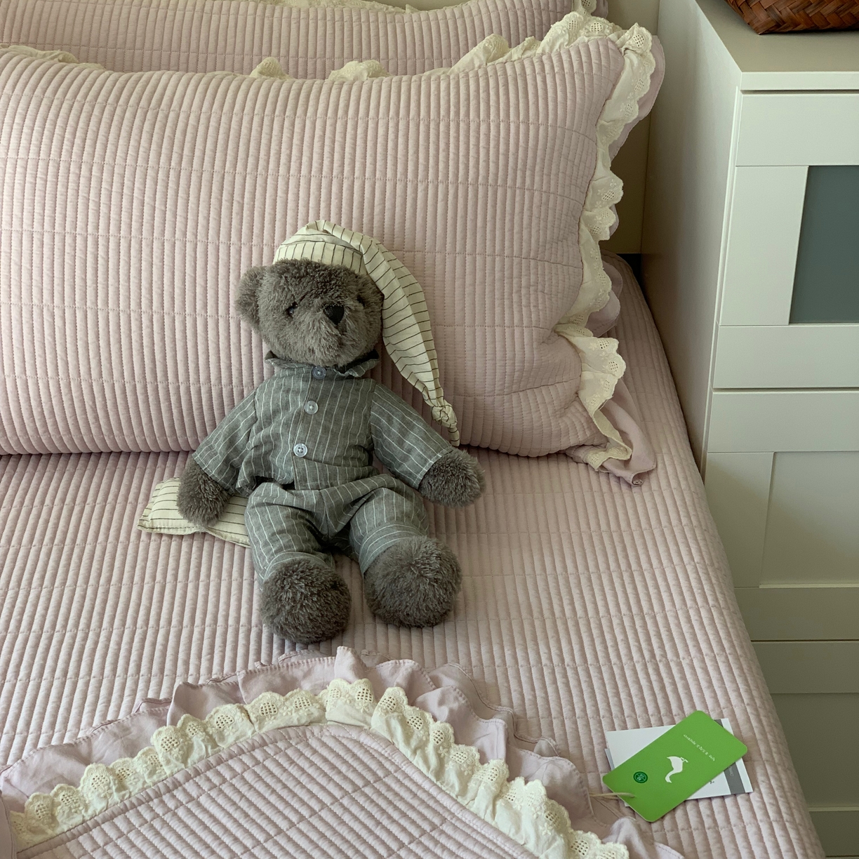 汇庭 2025春夏新款美心床盖三件套系列 爱心罗兰紫