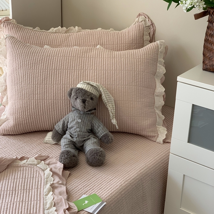 91家纺网 家纺一手货源 找家纺 （总）汇庭 2025春夏新款美心床盖三件套系列