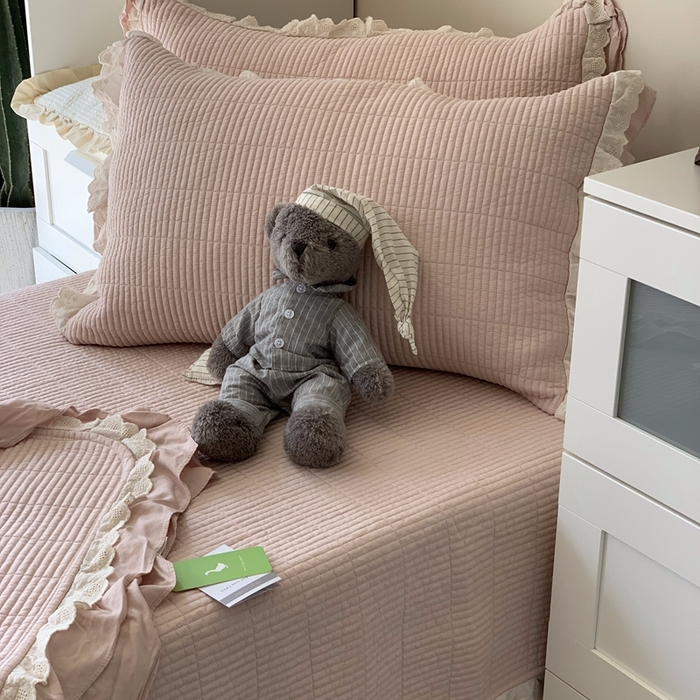 91家纺网 家纺一手货源 找家纺 （总）汇庭 2025春夏新款美心床盖三件套系列