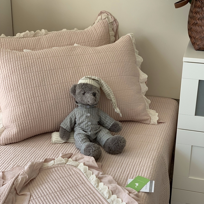 91家纺网 家纺一手货源 找家纺 （总）汇庭 2025春夏新款美心床盖三件套系列