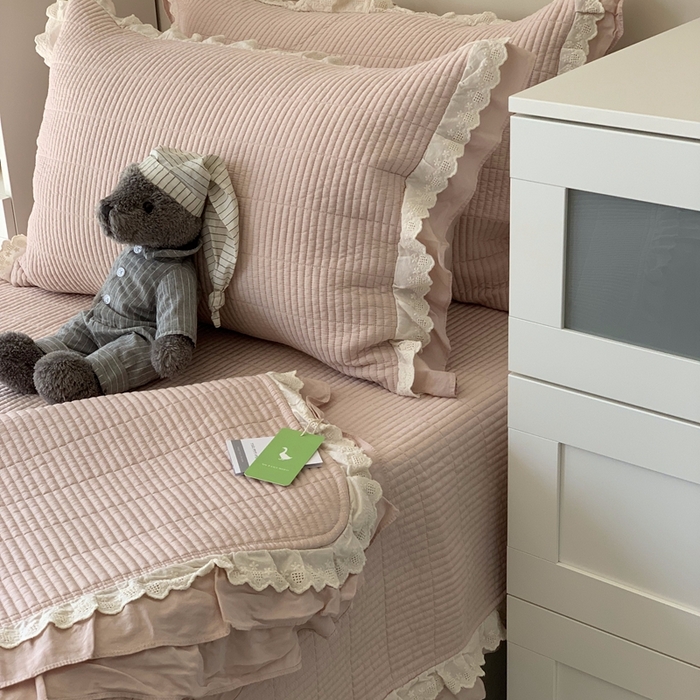 91家纺网 家纺一手货源 找家纺 （总）汇庭 2025春夏新款美心床盖三件套系列