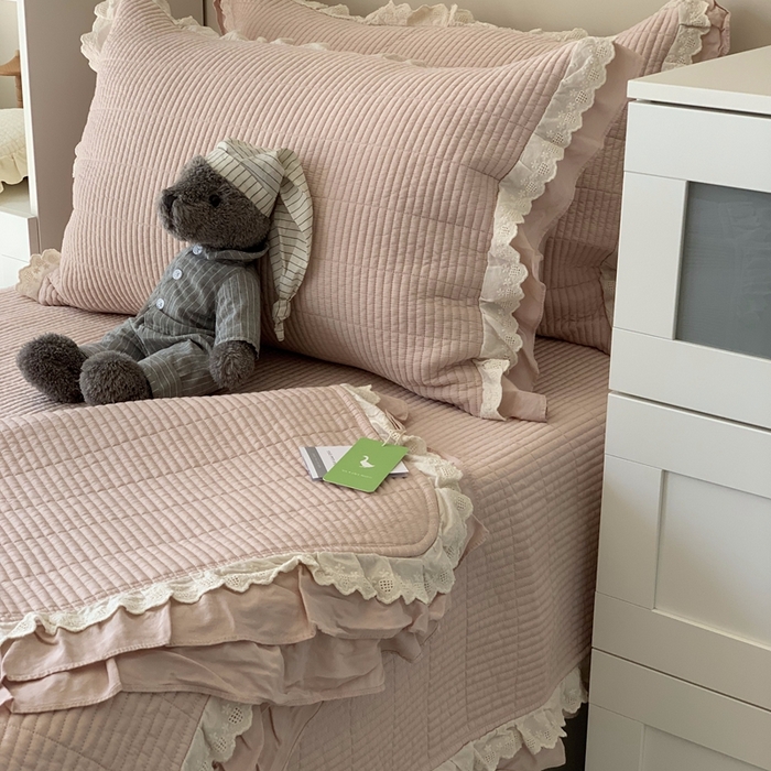 91家纺网 家纺一手货源 找家纺 （总）汇庭 2025春夏新款美心床盖三件套系列