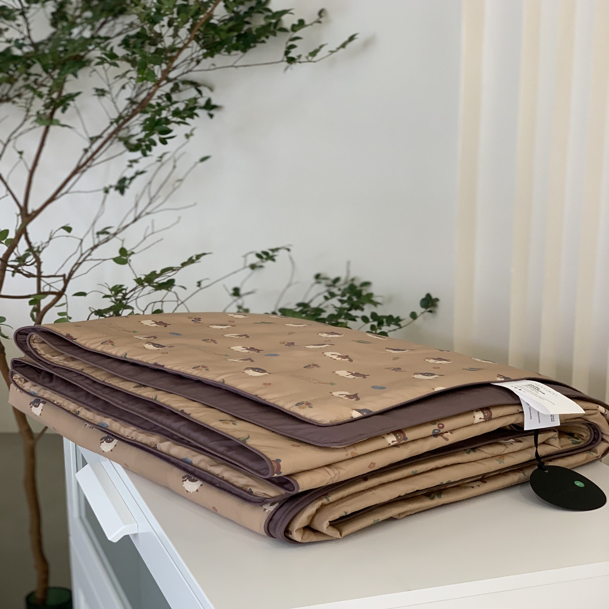 91家纺网 家纺一手货源 找家纺 汇庭 2025春夏新款蔓莎夏被系列夏凉被空调被单夏被 雪莉咖