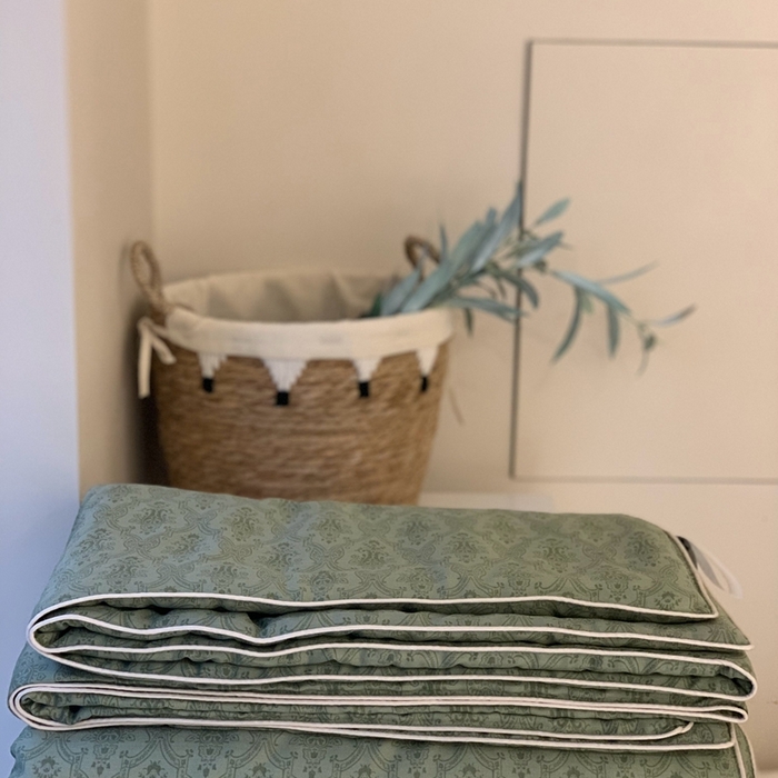 汇庭 2025春夏新款蔓莎夏被系列夏凉被空调被单夏被 古驰绿