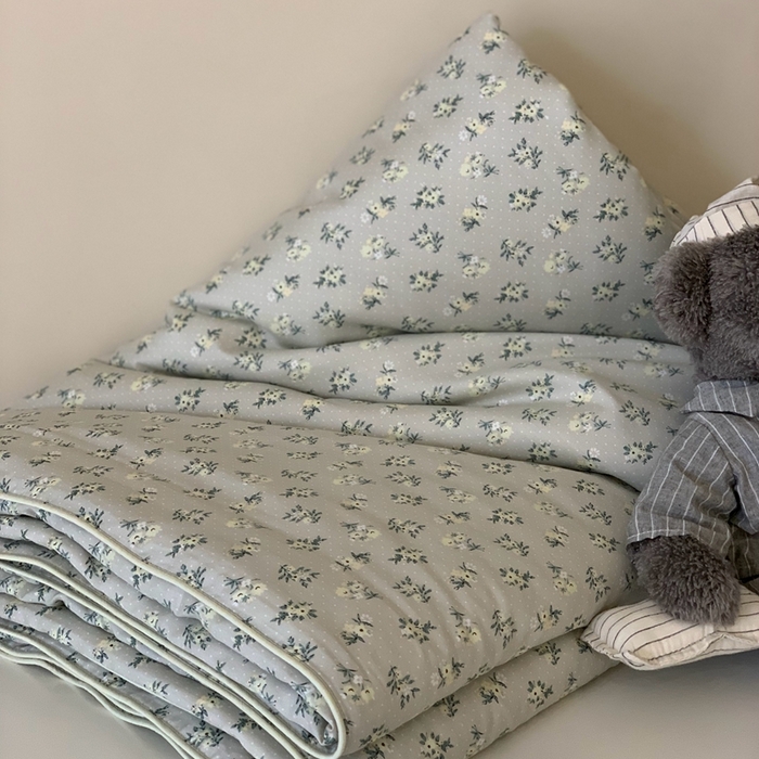 91家纺网 家纺一手货源 找家纺 汇庭 2025春夏新款蔓莎夏被系列夏凉被空调被单夏被 绿珍妮