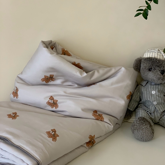 汇庭 2025春夏新款蔓莎夏被系列夏凉被空调被单夏被 小熊白