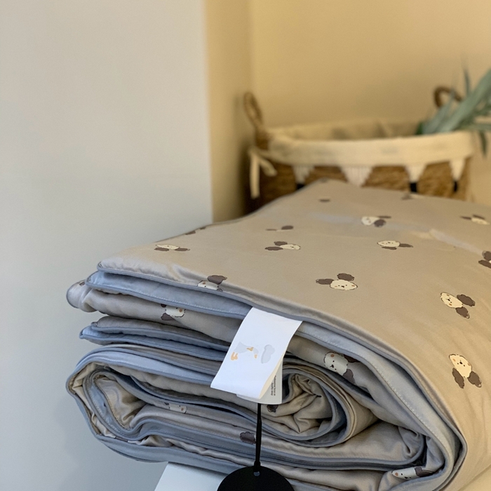 91家纺网 家纺一手货源 找家纺 汇庭 2025春夏新款蔓莎夏被系列夏凉被空调被单夏被 米奇灰