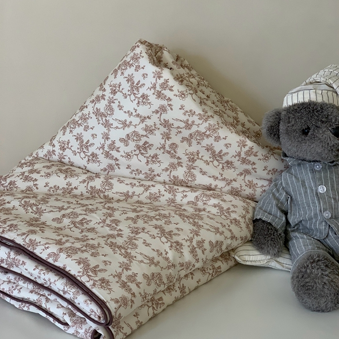 汇庭 2025春夏新款蔓莎夏被系列夏凉被空调被单夏被 山茶咖