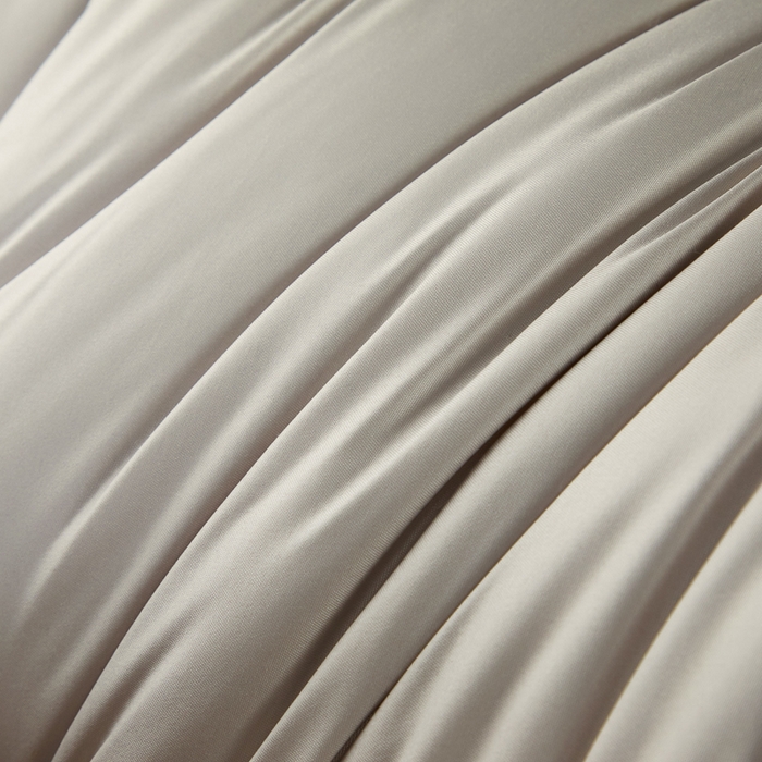 91家纺网 家纺一手货源 找家纺 合纵跨境工厂 2025新款纯色专版花型枕芯跨境外贸JIT一件代发TEMU亚马逊希音包过核价冰丝刺绣羽丝枕头 山灰 单边48x74cm中枕