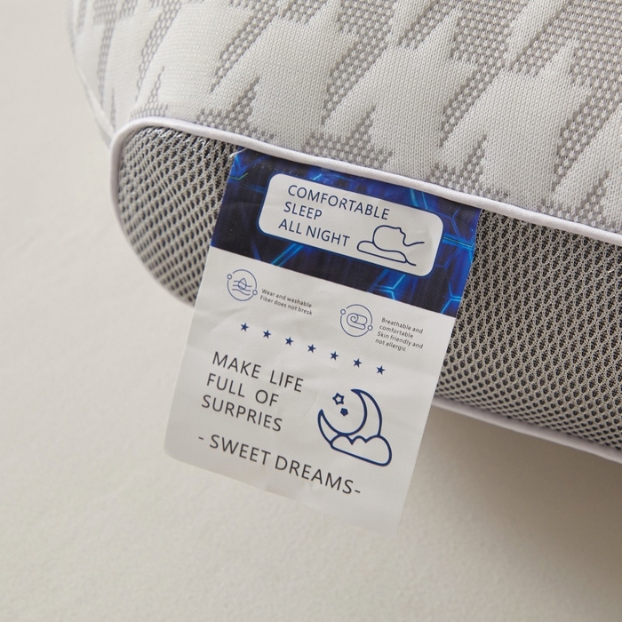 91家纺网 家纺一手货源 找家纺 （总）合纵跨境工厂 2025新款千鸟格大蜂窝spa枕头枕芯跨境外贸JIT一件代发TEMU亚马逊希音包过核价