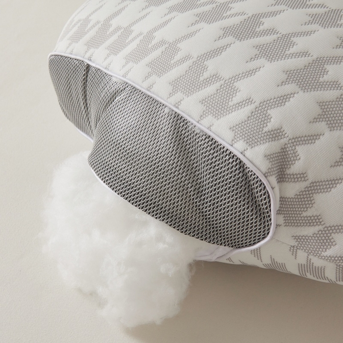 91家纺网 家纺一手货源 找家纺 （总）合纵跨境工厂 2025新款千鸟格大蜂窝spa枕头枕芯跨境外贸JIT一件代发TEMU亚马逊希音包过核价