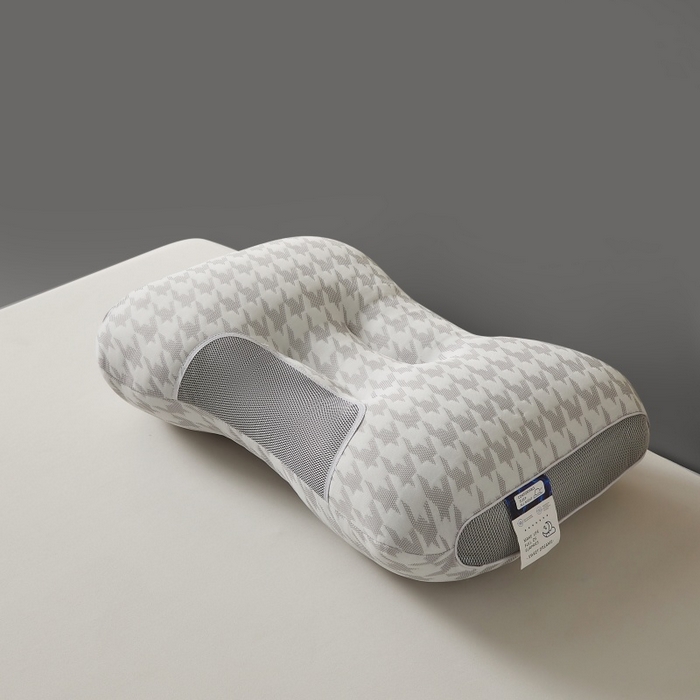 91家纺网 家纺一手货源 找家纺 （总）合纵跨境工厂 2025新款千鸟格大蜂窝spa枕头枕芯跨境外贸JIT一件代发TEMU亚马逊希音包过核价