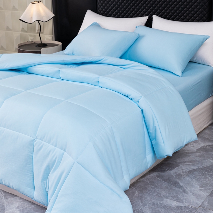 （总）合纵跨境工厂 2025新款爆款水洗棉被芯四季款跨境外贸JIT一件代发TEMU亚马逊希音包过核价单被子