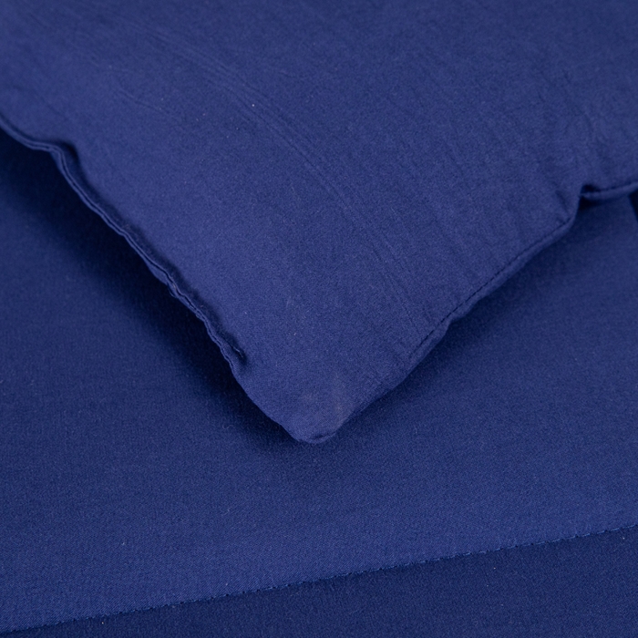 91家纺网 家纺一手货源 找家纺 合纵跨境工厂 2025新款爆款水洗棉被芯四季款跨境外贸JIT一件代发TEMU亚马逊希音包过核价单被子 藏青色