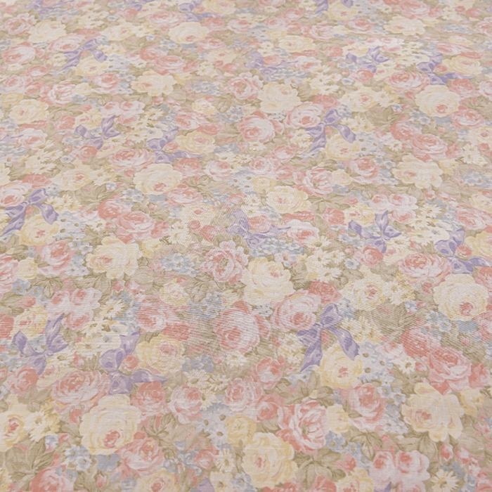 91家纺网 家纺一手货源 找家纺 绘萱家居 2026春夏新款纯棉100%全棉双层纱镂空花边工艺款床裙四件套 CQ暖阳绿意