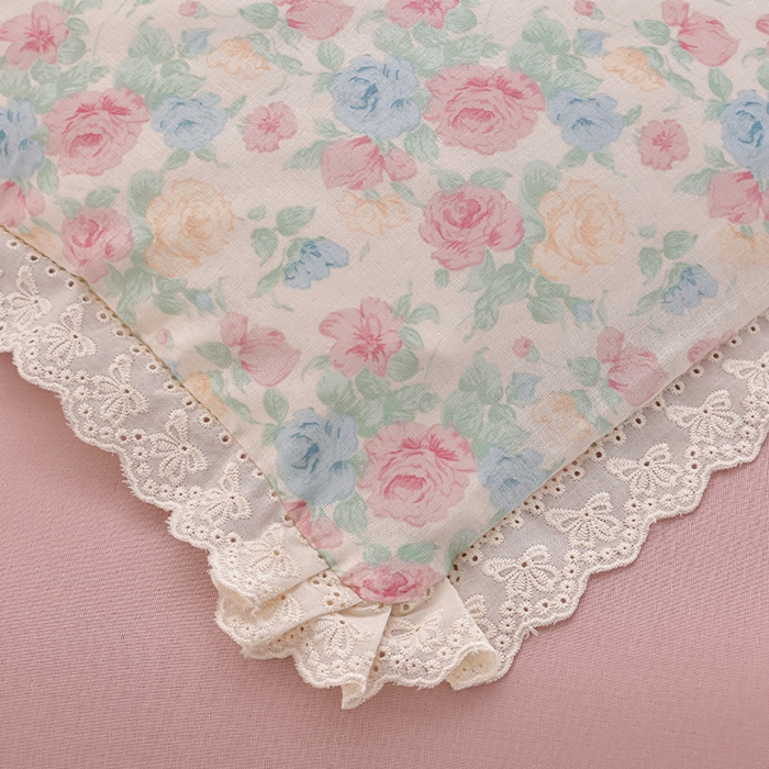 91家纺网 家纺一手货源 找家纺 绘萱家居 2026春夏新款纯棉100%全棉双层纱镂空花边工艺款床裙四件套 CQ佩洛斯