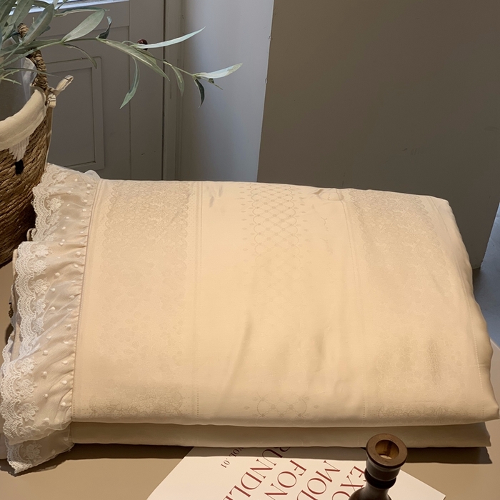 汇庭 2025春夏新款洛可可夏被系列夏凉被空调被单夏被 咖色