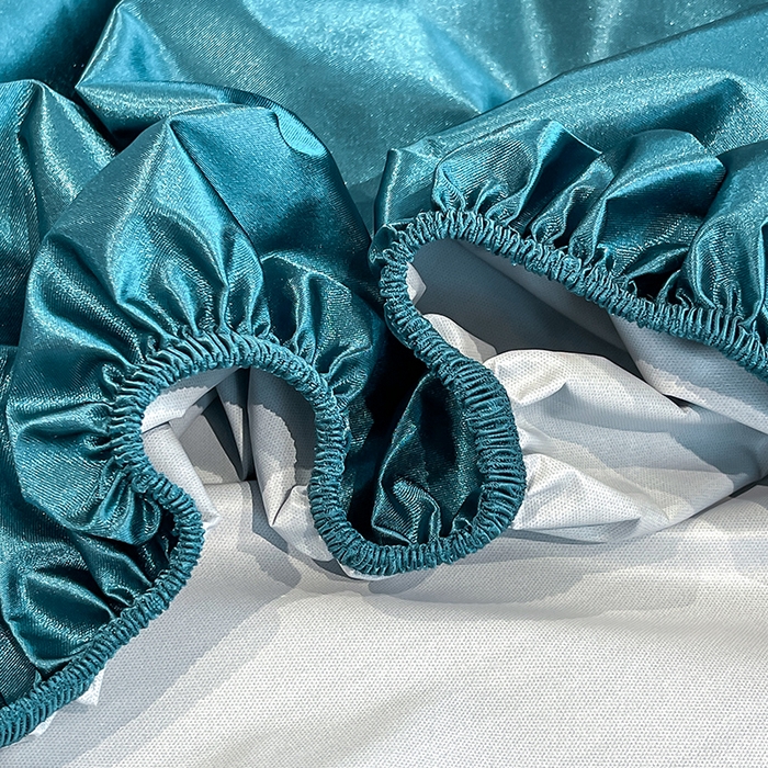 91家纺网 家纺一手货源 找家纺 合纵跨境工厂 2025新款水洗真丝床笠隔尿床单床垫保护套跨境外贸JIT一件代发TEMU亚马逊希音包过核价TPU防水床笠 \" 巴黎蓝