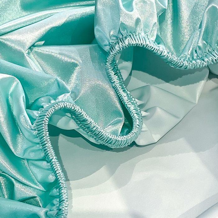 91家纺网 家纺一手货源 找家纺 合纵跨境工厂 2025新款水洗真丝床笠隔尿床单床垫保护套跨境外贸JIT一件代发TEMU亚马逊希音包过核价TPU防水床笠 \\\" 天之蓝