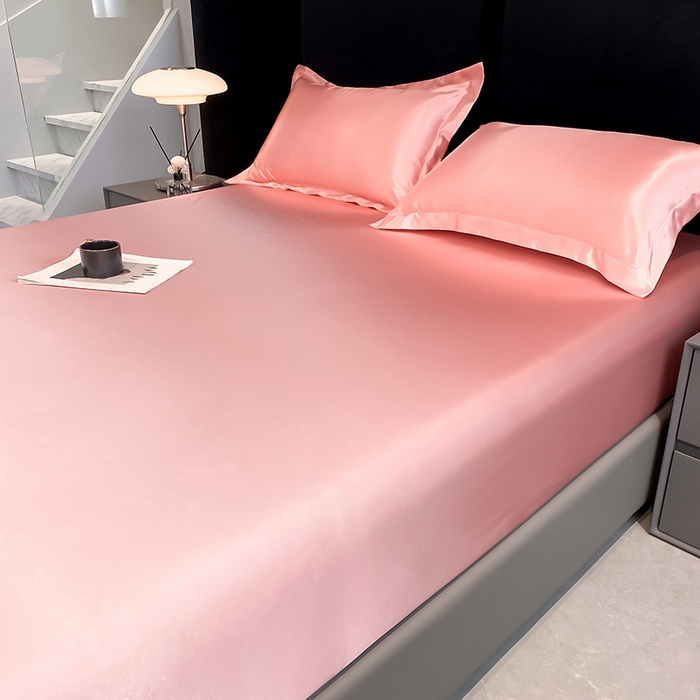 91家纺网 家纺一手货源 找家纺 合纵跨境工厂 2025新款水洗真丝床笠隔尿床单床垫保护套跨境外贸JIT一件代发TEMU亚马逊希音包过核价TPU防水床笠 \" 胭脂玉