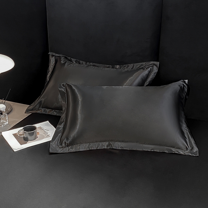 91家纺网 家纺一手货源 找家纺 合纵跨境工厂 2025新款水洗真丝床笠隔尿床单床垫保护套跨境外贸JIT一件代发TEMU亚马逊希音包过核价TPU防水床笠 \\\" 至尊黑