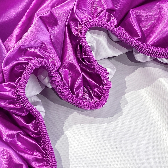 91家纺网 家纺一手货源 找家纺 合纵跨境工厂 2025新款水洗真丝床笠隔尿床单床垫保护套跨境外贸JIT一件代发TEMU亚马逊希音包过核价TPU防水床笠 \" 紫罗兰