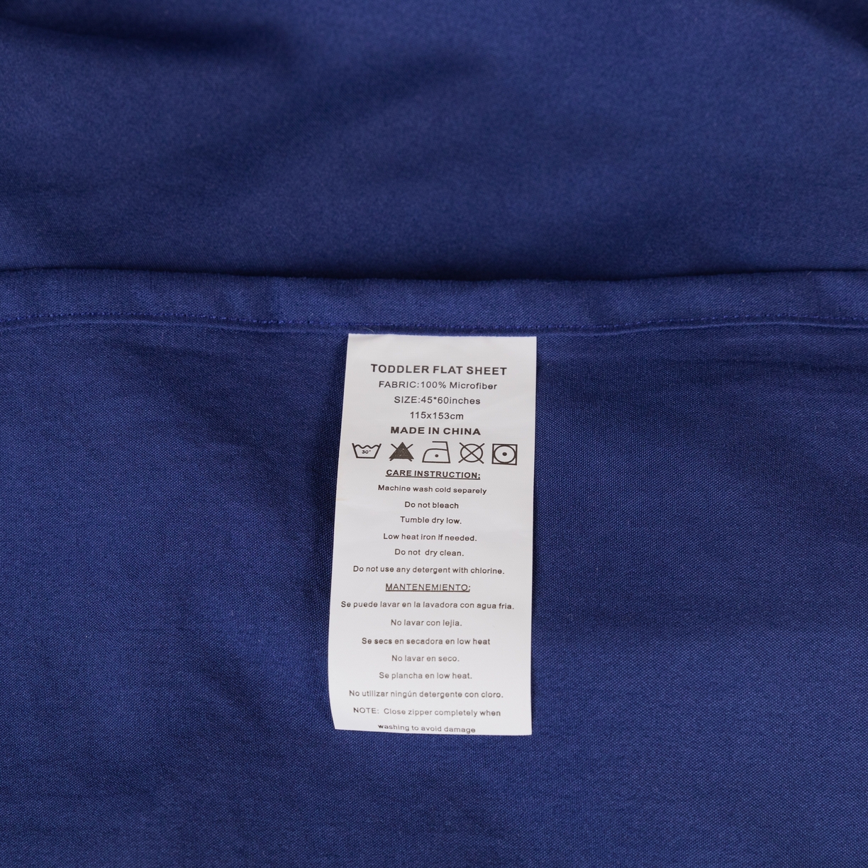 91家纺网 家纺一手货源 找家纺 合纵跨境工厂 2025新款爆款水洗棉单床单跨境外贸JIT一件代发TEMU亚马逊希音包过核价床单单件 藏青色