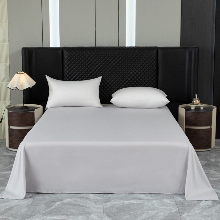 91家纺网 家纺一手货源 找家纺 合纵跨境工厂 2025新款爆款水洗棉单床单跨境外贸JIT一件代发TEMU亚马逊希音包过核价床单单件 浅灰色