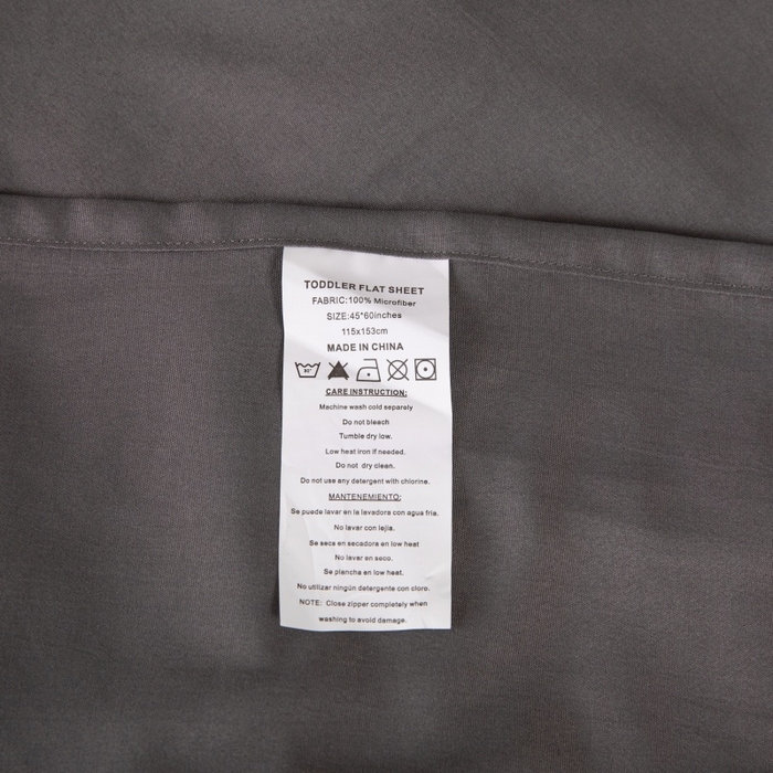 91家纺网 家纺一手货源 找家纺 合纵跨境工厂 2025新款爆款水洗棉单床单跨境外贸JIT一件代发TEMU亚马逊希音包过核价床单单件 深灰色