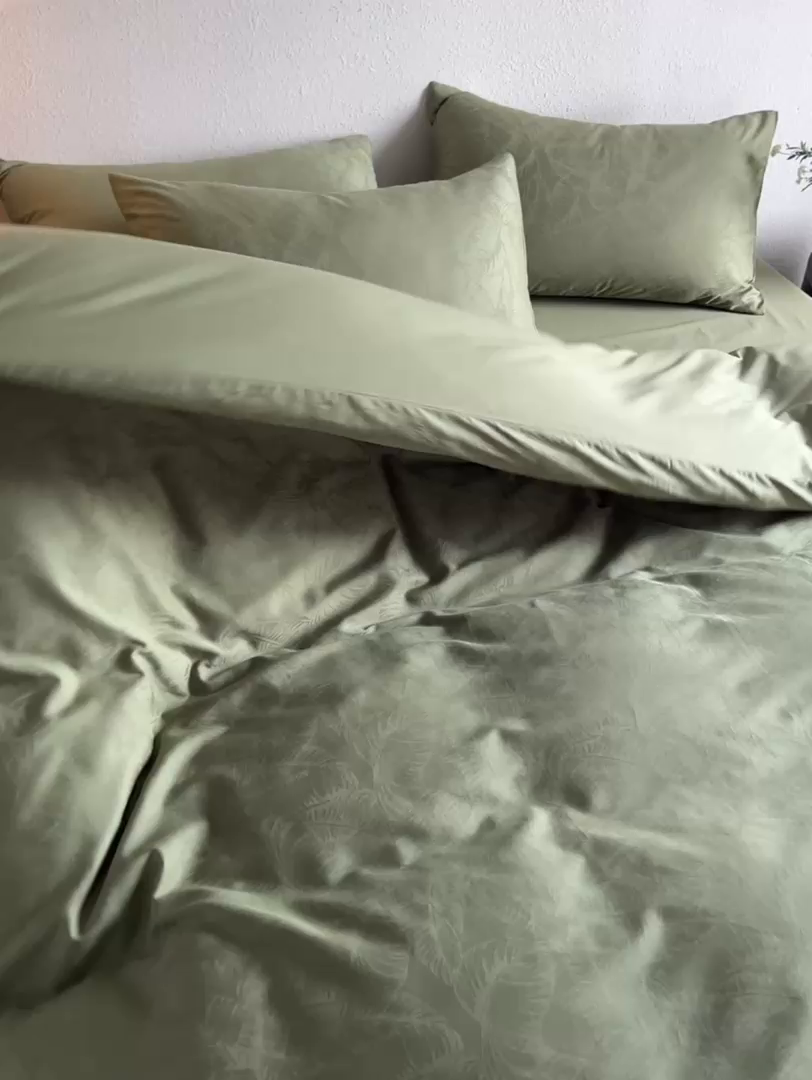 91家纺网 家纺一手货源 找家纺 （总）亿梵家居 2025新款高端A类长绒棉四件套全棉提花轻奢全棉四件套