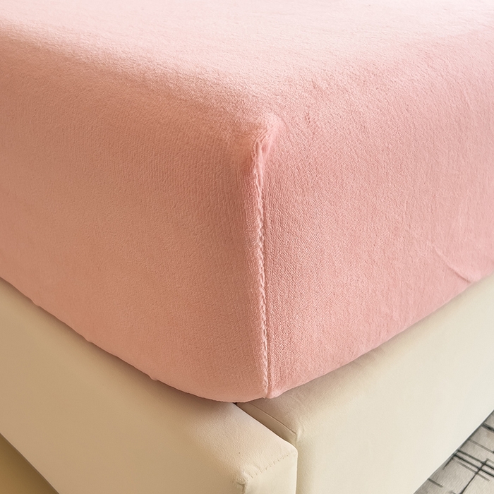 91家纺网 家纺一手货源 找家纺 （总）合纵跨境工厂 2025新款加厚简约牛奶绒刺绣系列跨境外贸JIT一件代发TEMU亚马逊希音包过核价 床笠