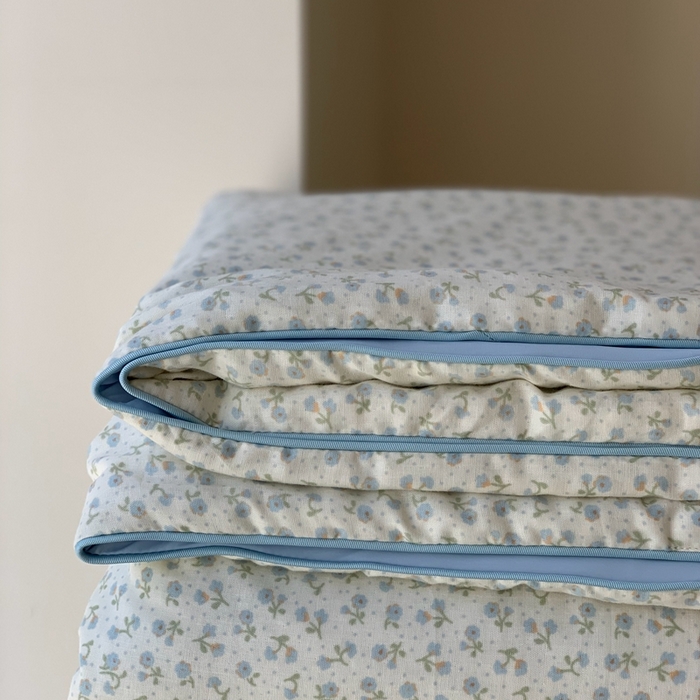 91家纺网 家纺一手货源 找家纺 汇庭 2025春夏新款双层纱凉感被系列夏凉被空调被单夏被 清禾