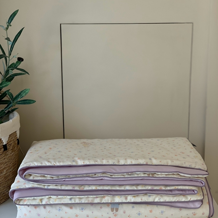 91家纺网 家纺一手货源 找家纺 汇庭 2025春夏新款双层纱凉感被系列夏凉被空调被单夏被 童话里