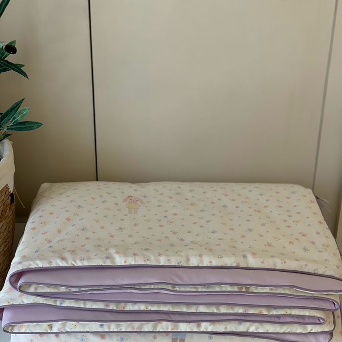 91家纺网 家纺一手货源 找家纺 汇庭 2025春夏新款双层纱凉感被系列夏凉被空调被单夏被 童话里