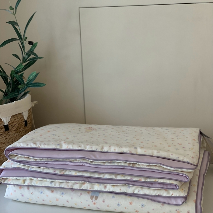 91家纺网 家纺一手货源 找家纺 汇庭 2025春夏新款双层纱凉感被系列夏凉被空调被单夏被 童话里