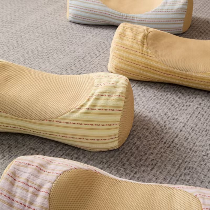 91家纺网 家纺一手货源 找家纺 （总）云熙枕业 2025新款全棉圆柱荞麦枕 枕头枕芯