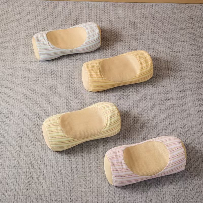 91家纺网 家纺一手货源 找家纺 云熙枕业 2025新款全棉圆柱荞麦枕 枕头枕芯 组合图仅供展示 25×50cm/只