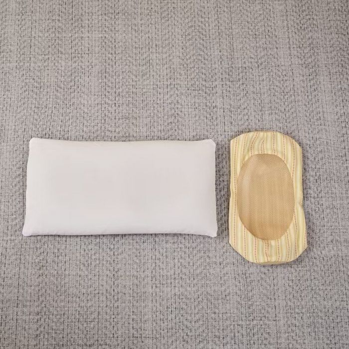 91家纺网 家纺一手货源 找家纺 云熙枕业 2025新款全棉圆柱荞麦枕 枕头枕芯 组合图仅供展示 25×50cm/只