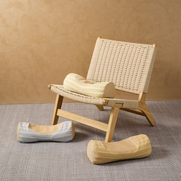 91家纺网 家纺一手货源 找家纺 云熙枕业 2025新款全棉圆柱荞麦枕 枕头枕芯 组合图仅供展示 25×50cm/只